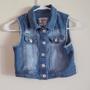 🌻Justice Denim Vest🌻